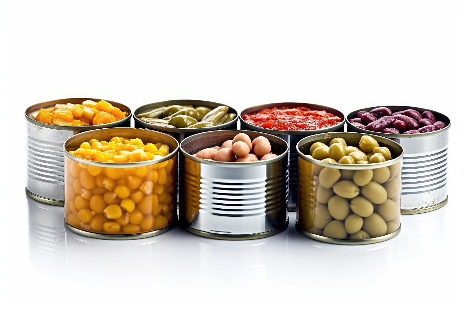 Canned food assortment